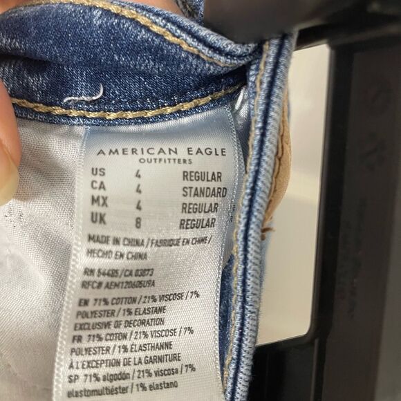 American Eagle Distressed Skinny Jeans – Size US 4 / Regular - Picture 6 of 6